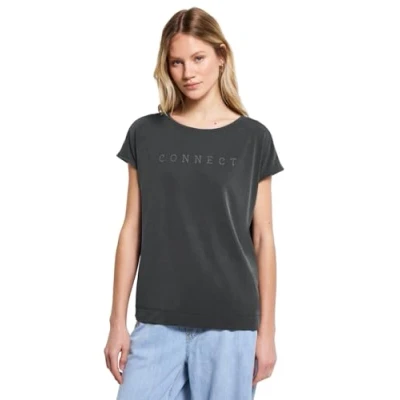 Abbildung von STREET ONE T Shirt, mit Wording aus Schmucksteinen