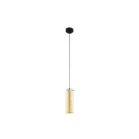 Abbildung von Eglo 97651 Pendelleuchte PINTO gold schwarz klar, Ø11cm H:110cm
