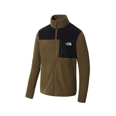 Abbildung von The North Face M Homesafe FULL ZIP Fleecejacke, Herren, Größe: Small, Military olive/black