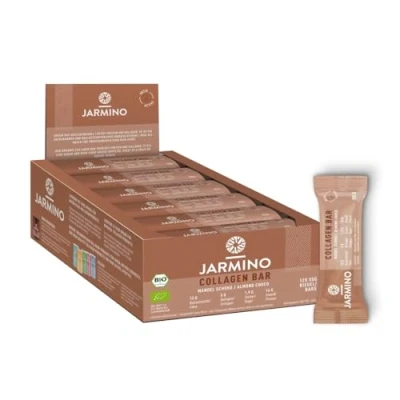 Abbildung von Kollagen Riegel High Protein Bar Almond Chocolate 12x55g Low Sugar Proteinriegel + Palmölfrei (Mandel Schoko) 12 Pieces