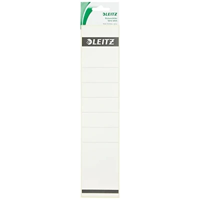 Abbildung von LEITZ Etiketten Rückenschild lang breit weiß selbstklebend VE10 1640 00 01,