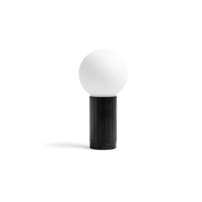 Abbildung von HAY Turn on LED Tischlampe mit Dimmer, Fuß schwarz