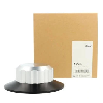 Abbildung von _blank #026si Schallplattenklemme VC150 zum Fixieren der Schallplatte auf dem Plattenspieler Plattenklemme Klemme Aluminium silbern