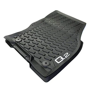 Abbildung von Audi 81B061501041 Original Q2 Gummi Fußmatten Allwettermatten Gummimatten, schwarz