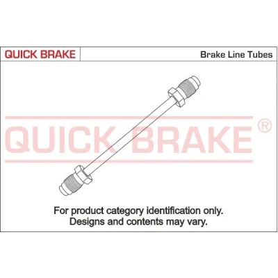 Abbildung von QUICK BRAKE CN 0420B5 A Bremsleitung CITROËN: Berlingo / First I Kastenwagen, I, PEUGEOT: Partner Combispace