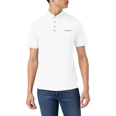 Abbildung von Armani Exchange Poloshirt, Herren, Größe: XS, Weiß