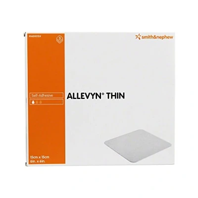 Abbildung von Allevyn Thin 15x15 cm dünne Wundauflage 3 St