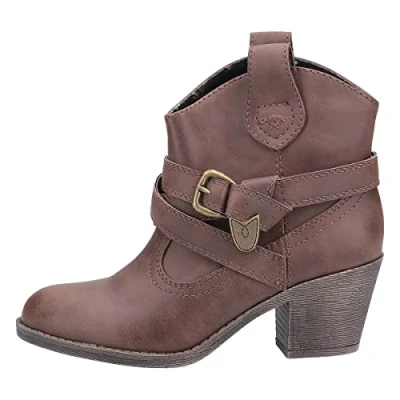Abbildung von Rocket Dog Damen Satire Kurzschaft Cowboystiefel, (Dark Brown C03), 40 EU