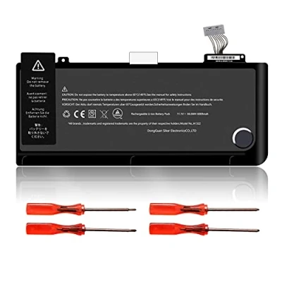 Abbildung von A1322 Laptop Akku für mac Book pro 13 A1285 (Mid 2009, Mid 2010, Early and Late 2011, 2012 Version) MD101LL/A MD313LL/A