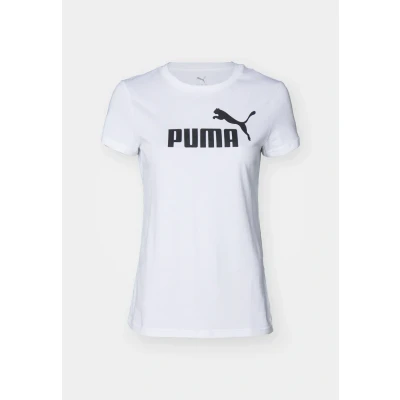 Abbildung von Puma ESS No. 1 Logo T Shirt Damen Mit Print White Größe: L