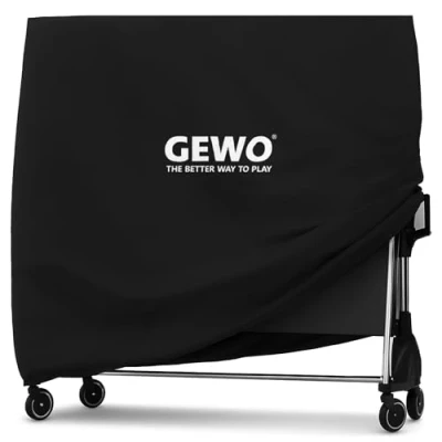 Abbildung von GEWO Robuste Universal Abdeckung für Tischtennisplatte Outdoor 600D Oxford Gewebe, Tischtennis Hülle, Abdeckplane Tischtennistisch Outdoor, Wetterfest UV beständig