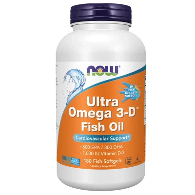 Abbildung von Now Foods Ultra Omega 3 D, 180 Weichkapseln