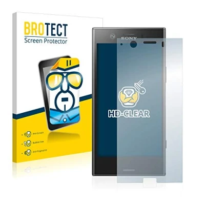 Abbildung von BROTECT (2 Stück Schutzfolie für Sony Xperia XZ1 Compact Displayschutz Folie Ultra Klar