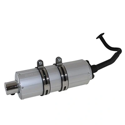 Abbildung von Auspuff Alu für 4 Takt China Roller GY6 50ccm z.B. Baotian, Benzhou, Flex Tech, Jinlun, Kreidler, Rex
