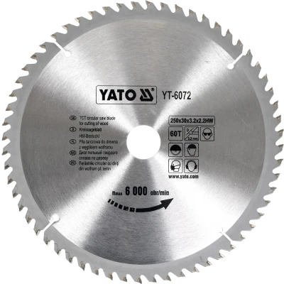 Abbildung von YATO YT 6072 Trennscheibe, Winkelschleifer 250mm 3.2mm