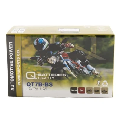 Abbildung von Q Batteries Motorradbatterie QT7B 4 BS Gel 12V 7Ah 120A
