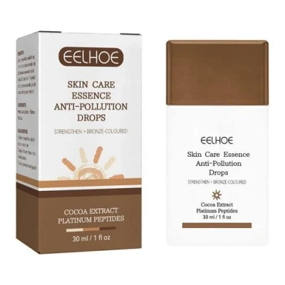Abbildung von Bronzing Drops, 30 Ml Face Peptide Seru Ms Liquid Bronzer Cream, Skin Care Anti Pollution Essence Facial Tanning Drops Sorgt Für Einen Gebräunten Glanz