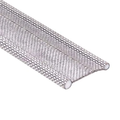 Abbildung von Doppelkederband Meterware Kederband Ø6mm und Ø4mm Band 4 cm breit Verbinder für Wohnwagen Wohnmobil Caravan Zeltkeder Vorzelt Keder Verbindung robust biegsam grau Dualkeder Textilmantel