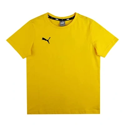 Abbildung von Puma Fussball Teamsport Teamgoal Casuals T Tshirt basic für Kinder, Größe: 164, Gelb