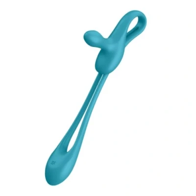 Abbildung von Satisfyer Plug &amp; Play 1 Flexibler Multivibrator 43,5 cm 2 leistungsstarke Motoren 12 Vibrationsprogramme Unisex Wiederaufladbar Wasserdicht (IPX7) Hautfreundliches Silikon