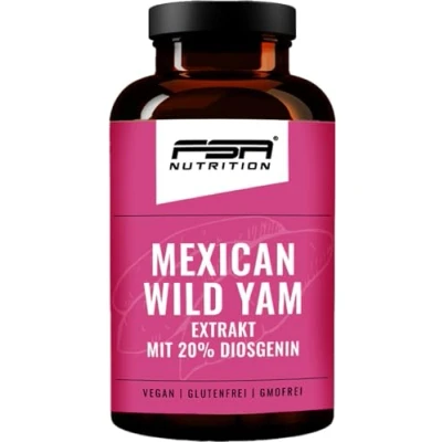 Abbildung von FSA Nutrition Yamswurzel Wild Yams im Glas Kapseln, 180 er