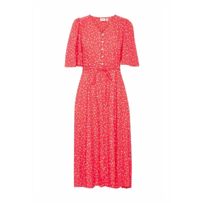 Abbildung von Fransa Kamma Freizeitkleid, Damen, Größe: Large, Teaberry aop