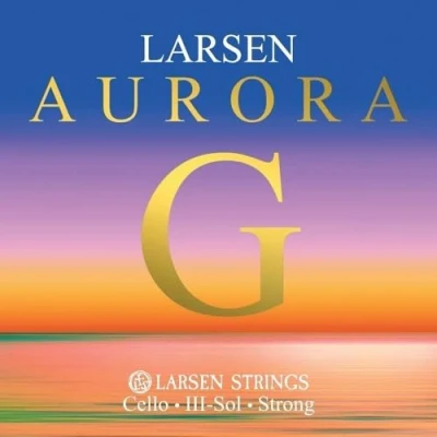 Abbildung von LARSEN STRINGS Cello Saiten Aurora G 4/4 Strong