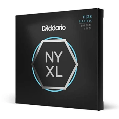 Abbildung von D&#039;Addario Premium Saiten Pedal Steel HÖCHSTE QUALITÄT DER BELIEBTESTEN SAITENMARKE NYXL1138P &quot;New York&quot; Stahl Regular Light (11 38) E9 Tuning