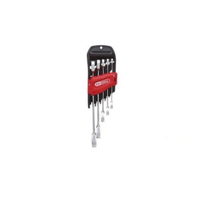 Abbildung von KS TOOLS 503.4255 Ratschen Ringgabelschlüsselsatz 72 19, 8 Chrom Vanadium Stahl