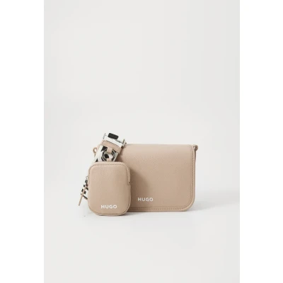 Abbildung von HUGO BEL Crossbody FLAP Umhängetasche, Damen, Größe: One Size, Dark beige
