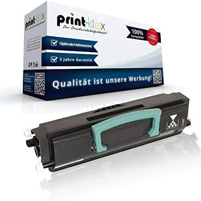Abbildung von Print Klex Tonerkartusche kompatibel mit Lexmark X463 X463DE X464 X464DE X466 X466DE X466DTE X466DWE 15000 Seiten Toner Black Schwarz X463A11G X463H11G X463X11G A1