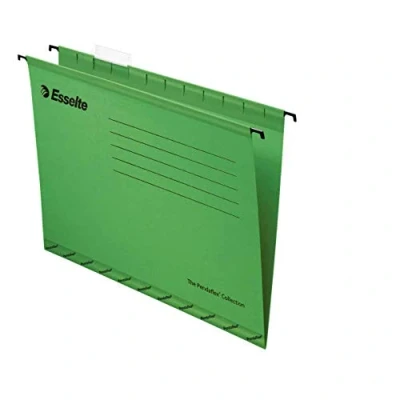 Abbildung von Esselte Pendaflex Hängemappen, Foolscap Format, 360 x 240 mm, 25 Stück, grün