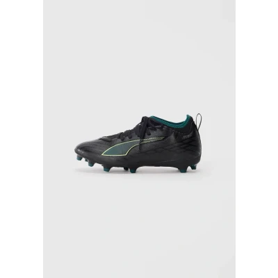 Abbildung von Puma ULTRA 6 MATCH FG/AG Fußballschuhe Teenager Für Kinder Black/Fizzy Light/Green Terrain Größe: 37.5