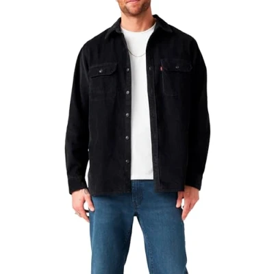 Abbildung von Levi&#039;s Jackson Worker Hemd, Herren, Größe: XS, Jet black