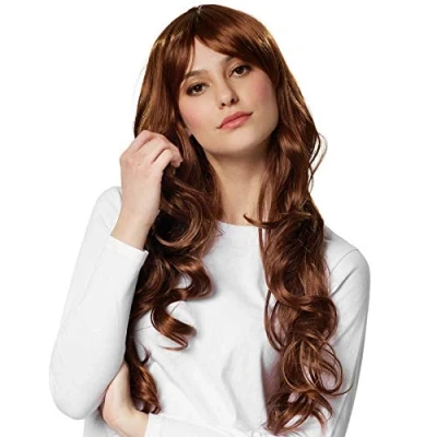 Abbildung von dressforfun Kostüm Perücke Lange Haare Locken
