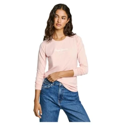 Abbildung von Pepe Jeans NEW Virginia Langarmshirt, Damen, Größe: XS, Light pink