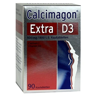 Abbildung von Calcimagon Extra D3 Kautabletten 90 St