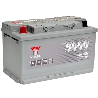 Abbildung von YUASA YBX5116 Batterie 12V 90Ah 800A KIA: Sportage III, CHEVROLET: Epica KL1, Captiva, OPEL: Antara