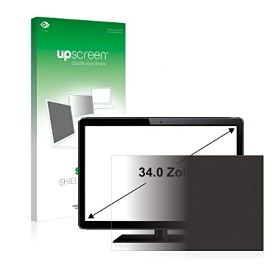 Abbildung von upscreen 34&quot; Blickschutzfilter für 34,0 Zoll Industrie Monitore (86.4 cm) [794 x 340 mm, 21:9] Blickschutzfolie Anti Spy, Privacy Filter
