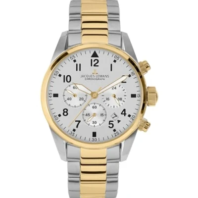 Abbildung von Jacques Lemans 42 2G Chronograph für Herren Sport Bicolor
