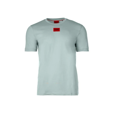 Abbildung von HUGO Diragolino Tshirt print, Herren, Größe: Small, Open grey