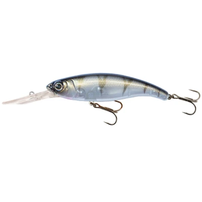 Abbildung von Fox Rage Slick Stick DR 9cm 15gr Floating 0 4,5m UV Striped Shiner (mit Ratsche) Wobbler