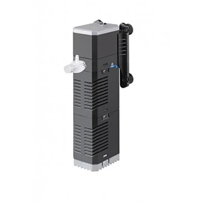 Abbildung von AquaOne Aquariumfilter Aquarium Filter CHJ 502 I Innenfilter für Aquarien bis 150 Liter Pumpe mit 500 L/h Durchfluss Süß und Meerwasser Becken