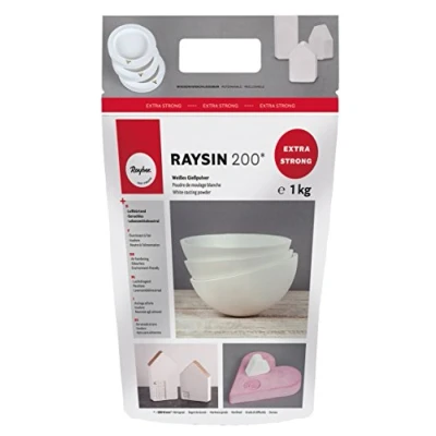 Abbildung von Rayher Modellierwerkzeug Gießpulver Raysin 200, weiß