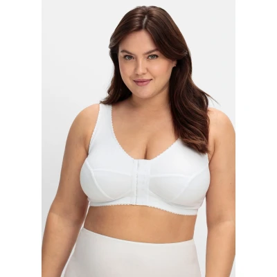 Abbildung von Sheego BÜGELLOSER Bustier, Damen, Größe: 100D, Weiß