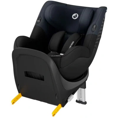 Abbildung von Maxi Cosi Mica 360 S, Autositz Grad drehbar, 3 Monate 4 Jahre (61105 cm), i Size Baby Autositz, FlexiSpin Drehung, 5 Liegepositionen, G CELL Schutz, Easy in Gurthaken, Tonal Black