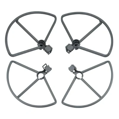 Abbildung von WANGCL Propellerschutz für DJI Mavic Pro Drohnenschutzkäfig mit rückseitigem Boosterständer, Grau, 4 Stück