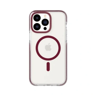 Abbildung von tech21 iPhone 14 Pro Max Evo Crystal Kompatibel mit MagSafe® Stoßdämpfende &amp; Kratzfeste Clear Handyhülle 4,8 m FlexShock Multi Drop Schutz