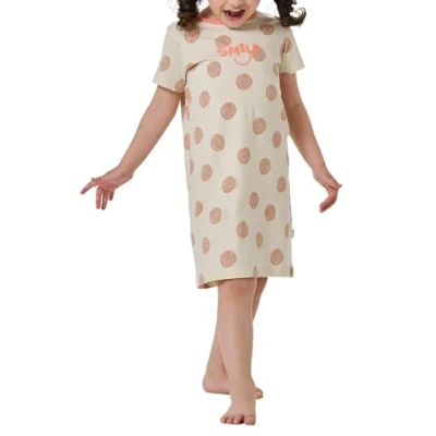 Abbildung von Schiesser Natural LOVE Nachthemd für Kinder, Größe: 92, Creme