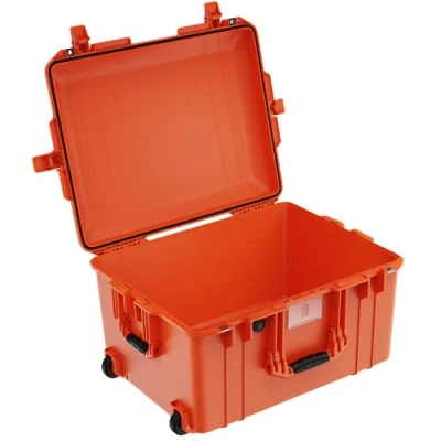 Abbildung von Peli 1607 Air Leichter Extrem Bruchsicherer Trolley für Drohne und Kamera Equipment, Wasser Staubdicht, 63L Volumen, Ohne Schaumstoffeinlage, Farbe: Orange